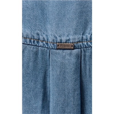 Платье джинс к/р P512-0310 l.blue