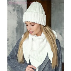 LS 57 PL 57 Комплект женский флис (колпак+косынка) (56-58)