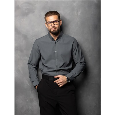 005J Мужская рубашка JenTa зеленая