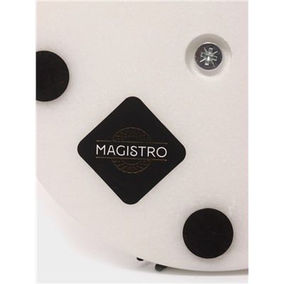 Держатель для бумажных полотенец Magistro Marble, 15×32 см, мрамор, белый