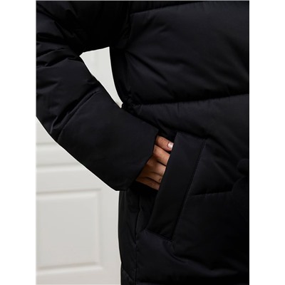 Пуховик женский черный