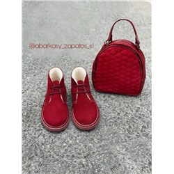 Ab. Zapatos 3513 · GRANATE+AB.Z · Pelle · mochila 421 (650)