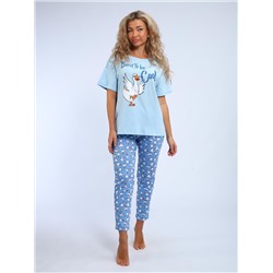 Веселина - пижама голубой