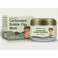 КИСЛОРОДНАЯ МАСКА ДЛЯ ЛИЦА BIOAQUA CARBONATED BUBBLE CLAY MASK, 100ГР.