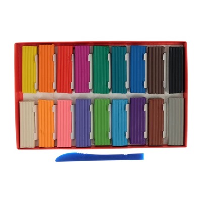 Пластилин «Гамма. Мультики», 18 цветов, 360 г, со стеком