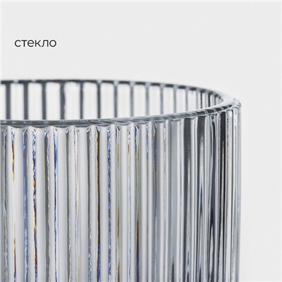 Бокал для вина Magistro «Грани», 250 мл, 8×14.5 см, стекло, прозрачный