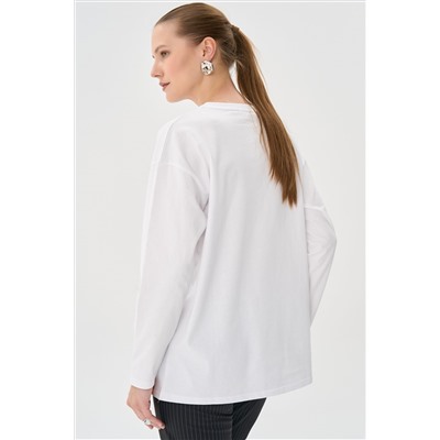 Лонгслив Эшли (белый)