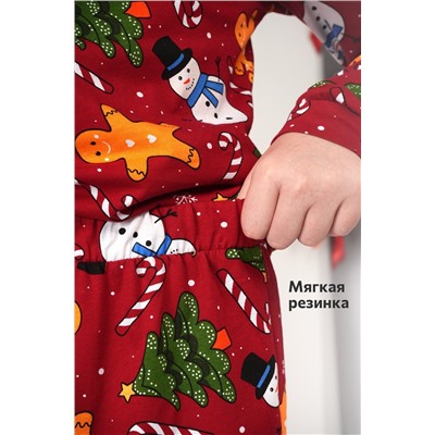 Детская новогодняя пижама Happyfox