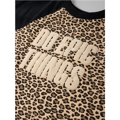 Футболка + шорты, Leopard