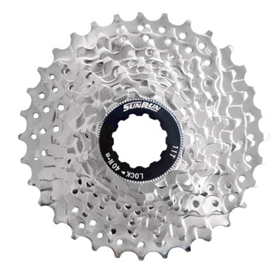 Кассета 9I, 9S Диапазон звёзд 11-32T, Никель CP, SUNRUN /уп 25/  CS-9I, 9S CASSETTE SPROCKET, 11-32T, Nickel CP, SUNRUN brand