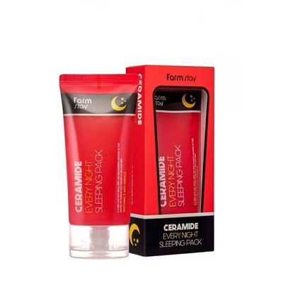 Укрепляющая ночная маска с керамидами Farm Stay Ceramide Every Night Sleeping Pack