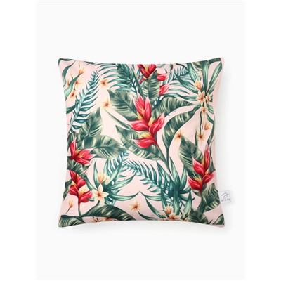 Набор наволочек декоративных «Этель» Botanica, 4 шт., 40×40 см, велюр