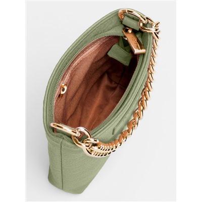 Женская кожаная сумка Richet 3258LG 978 Зеленый