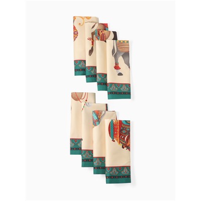 Кухонный набор «Этель. Нью-Дели»: скатерть 110×145±3 см, салф. 40×40 см-4 шт., 100% хлопок