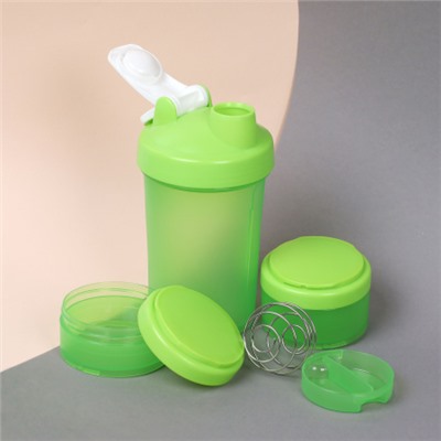 Бутылка/Шейкер MET-Rx SHS-450 зелёная, для спортивного питания 450ML/уп50