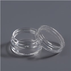 Органайзер для хранения мелочей, 12 баночек, 12×9×2 см, d=2.8×1.5 см, 4.5 мл, прозрачный