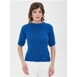 Джемпер вязаный с короткими рукавами