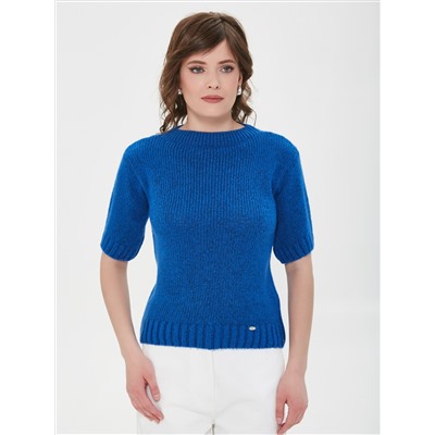 Джемпер вязаный с короткими рукавами