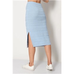 Юбка И 022/голубой