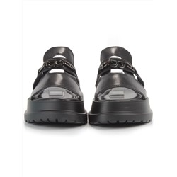 08-PEY254-2 BLACK Босоножки женские (натуральная кожа)