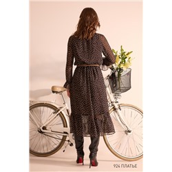 NiV NiV fashion 924 чёрный_в_белый_горошек, Платье