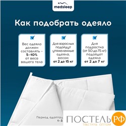 MedSleep ДеФорте одеяло утяжеленное 140х200