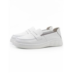06-YE290-2 WHITE Туфли женские (натуральная кожа)