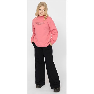 Брюки дев Cherubino 70315-22-346 черн М 30%