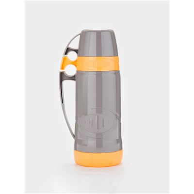 УЦЕНКА Термос 1 л, со стеклянной колбой, 11х31см, оранжевый