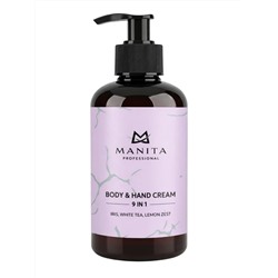 Manita Professional Парфюмированный крем для рук и тела / Iris, White Tea, Lemon Zest, 300 мл