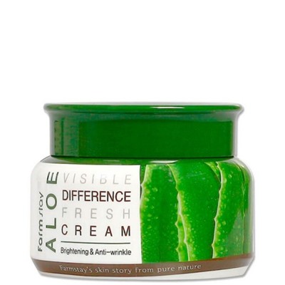 Увлажняющий крем для лица с экстрактом алоэ FarmStay Visible Difference Fresh Cream (Aloe)Корейская косметика по оптовым ценам. Популярные бренды Корейской косметалогии в интернет магазине ooptom.ru.