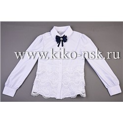 701289 Блуза с длинным рукавом и брошью ModaLora