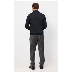 Поло д/р F321-07-9120 d.grey