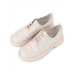 03-5928-5 BEIGE Полуботинки женские (натуральная кожа)