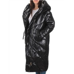 22-185 BLACK Пальто зимнее женское (200 гр. холлофайбер)