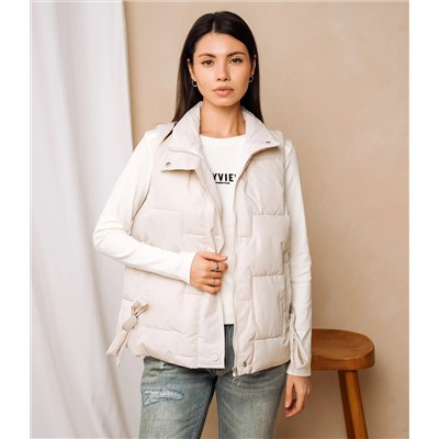 Жилет #КТ2391, бежевый