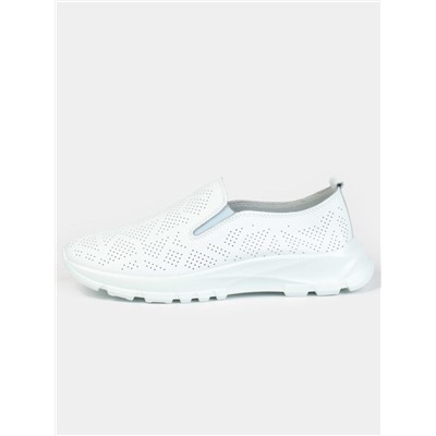 03-PDXL152-3 LT. BLUE Полуботинки спортивные женские (натуральная кожа)