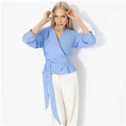 Блуза из вискозы, Восхитительные охваты (голубой рассветный)
