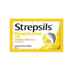 Леденцы от кашля и боли в горле со вкусом лимон и мёд Strepsils Honey and Lemon 8 шт, Strepsils Honey and Lemon