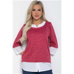 Джемпер Нежный акцент (коралловый) Б12617-4