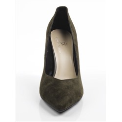 06-A65A-585LY DARK GREEN Туфли женские (натуральная замша)