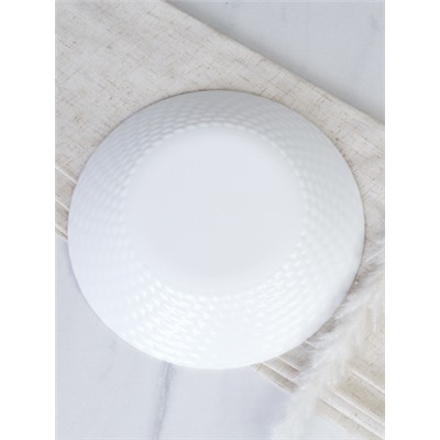 Столовый набор 18 предметов фактурный  GRAY-18 7518 (WHITE) /уп 2/