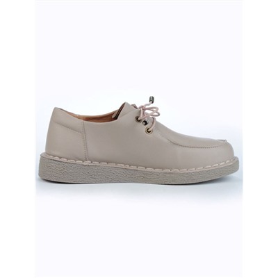 01-D7583-5 BEIGE Ботинки демисезонные женские (натуральная кожа)