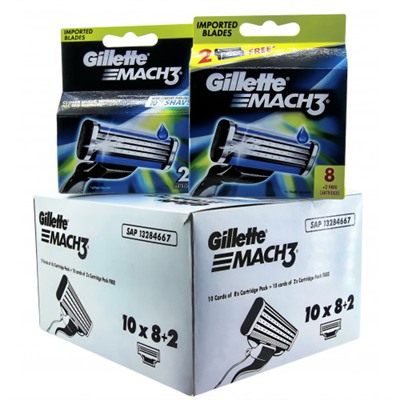 Mach 3 комплект (8шт+2шт) EvroPack orig