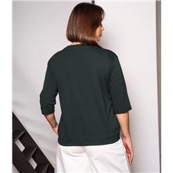 Футболка #КТ0467-55, изумрудный