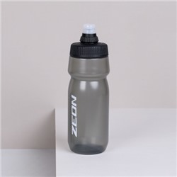 Бутылка для воды велосипедная ZEON WB230 гоночная, клапан NEW кэмэлбак, пищевой hi-quality PP, 700ML цвет grey/уп100