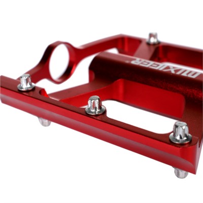 Педаль для MTB эксперт MIXIEER MONOMAH, фрезерованный CNC алюминий 6061, CR-MO ось 1DU+1 SEALED BEARING, ANODIZED RED, 1 пара в индивид. коробке/уп 30