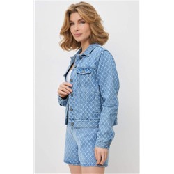 Куртка джинс F412-1228 l.blue