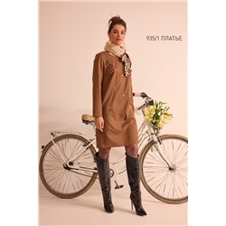 NiV NiV fashion 935/1 коричневый, Платье