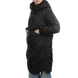 3064 BLACK Пуховик зимний женский (80% пух, 20% перо)